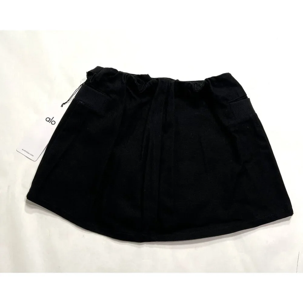 ALO Yoga Main Character Mini Skirt in Black